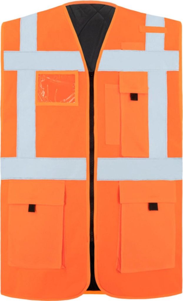 Korntex KXCMFP | Padded Comfort Executive Safety Vest Wismar CO² Neutral - Farbe: Signal Orange - Größe: 3XL