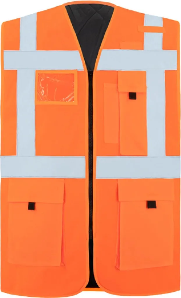 Gilet Sicurezza Imbottito Comfort Korntex Wismar Arancio L CO2 Neutral