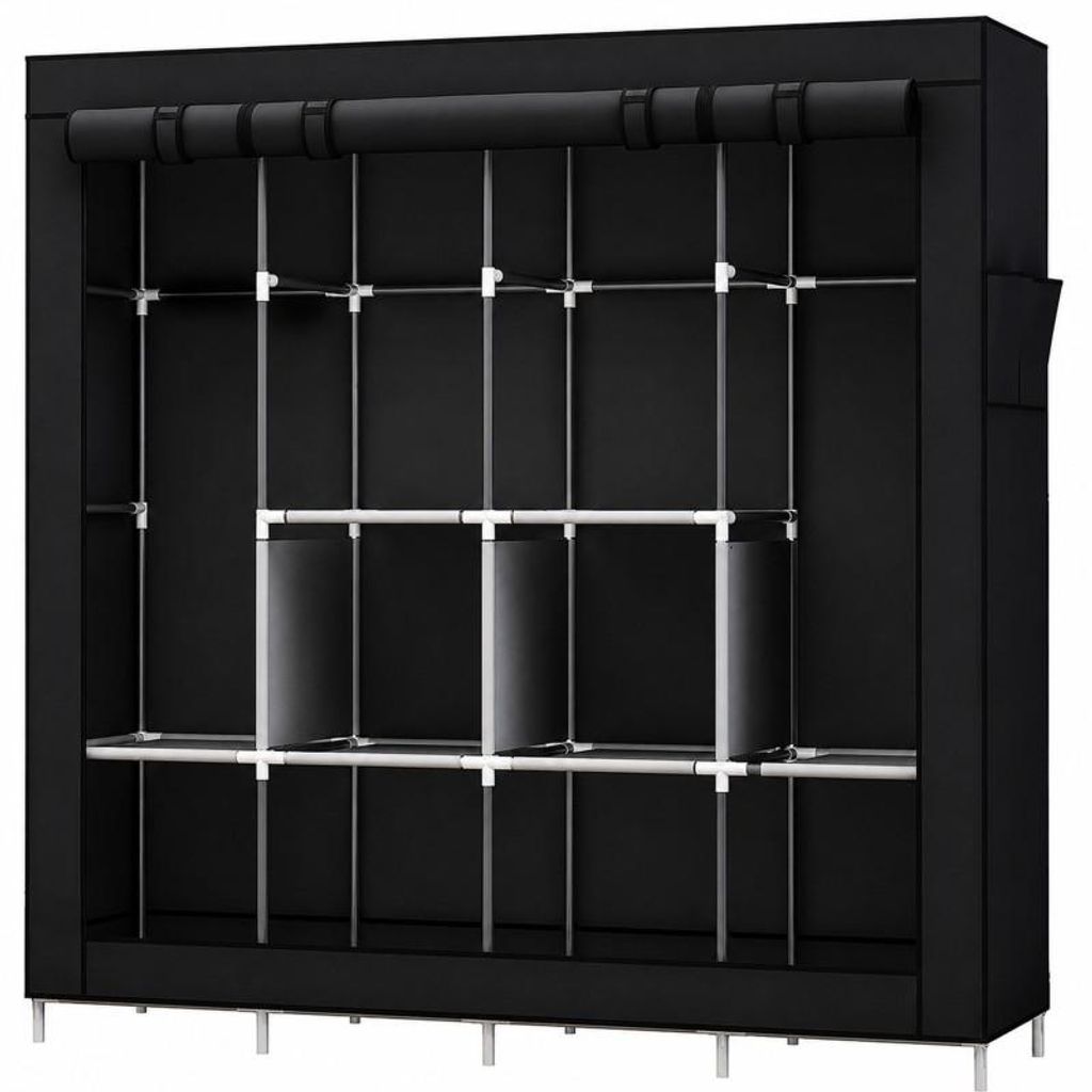 RealG RC-K-2601 Kleiderschrank mit zwei Türen, 175 x 45 x Produktbild 
