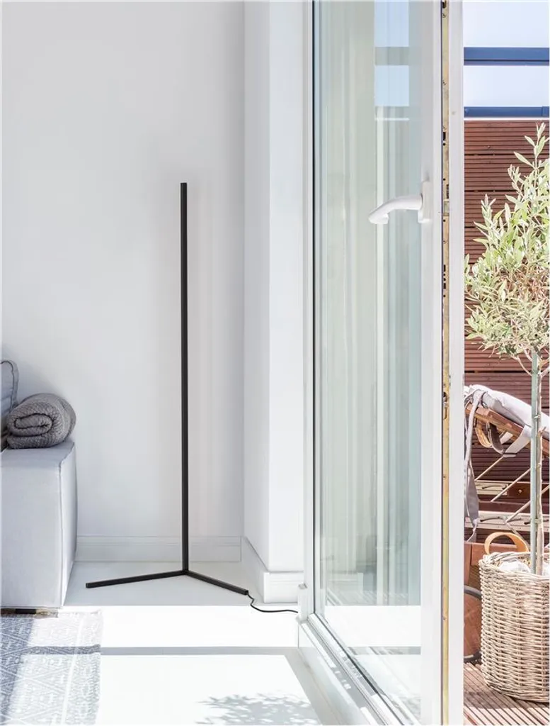 Lampadaire V-LINE Blanc à LED Intégrée Nova Luce Haute Luminosité 24W - 2