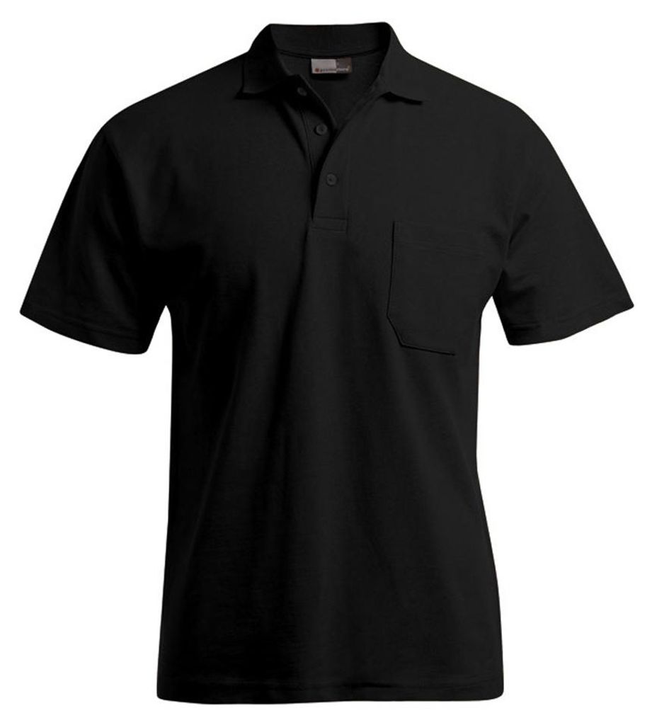 Promodoro - "Heavy" Poloshirt Tasche für Herren LT2668 (4XL) (Schwarz)