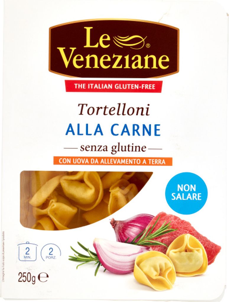 Tortelloni mit Fleisch Tortelloni Carne Senza Glutine 250g - Le Veneziane