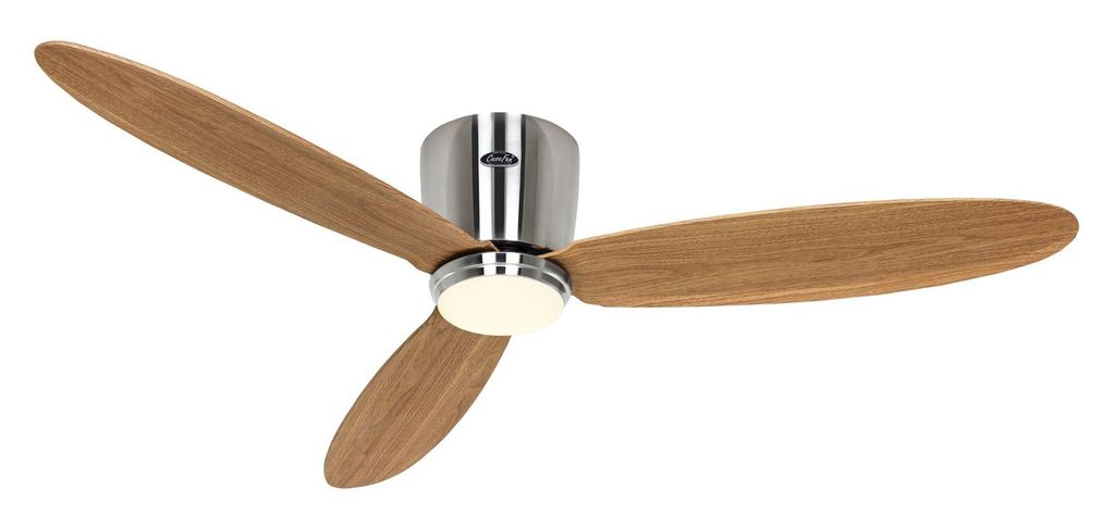 Ventilatore da soffitto ECO PLANO II 132 cromato spazzolato Immagine del prodotto 