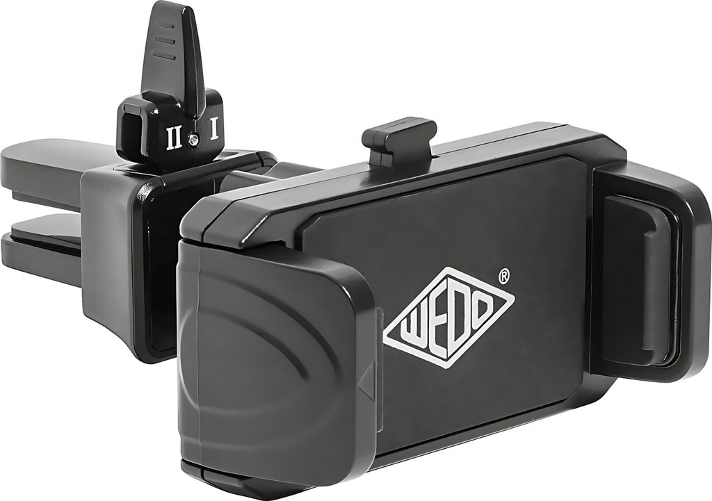 WEDO Smartphone-KFZ-Klemmhalter "Clip-it plus" schwarz Produktbild 
