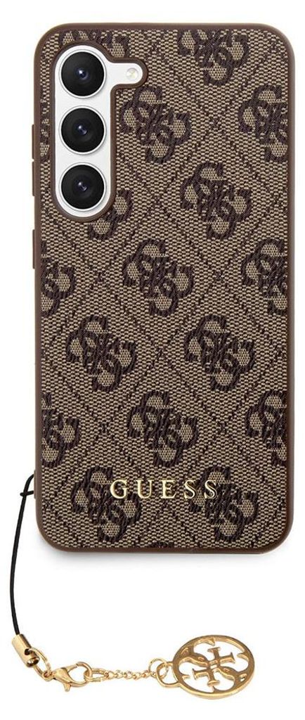 Guess, Schutzhülle 4G Charm f. Samsung Galaxy S23, Braun Produktbild 