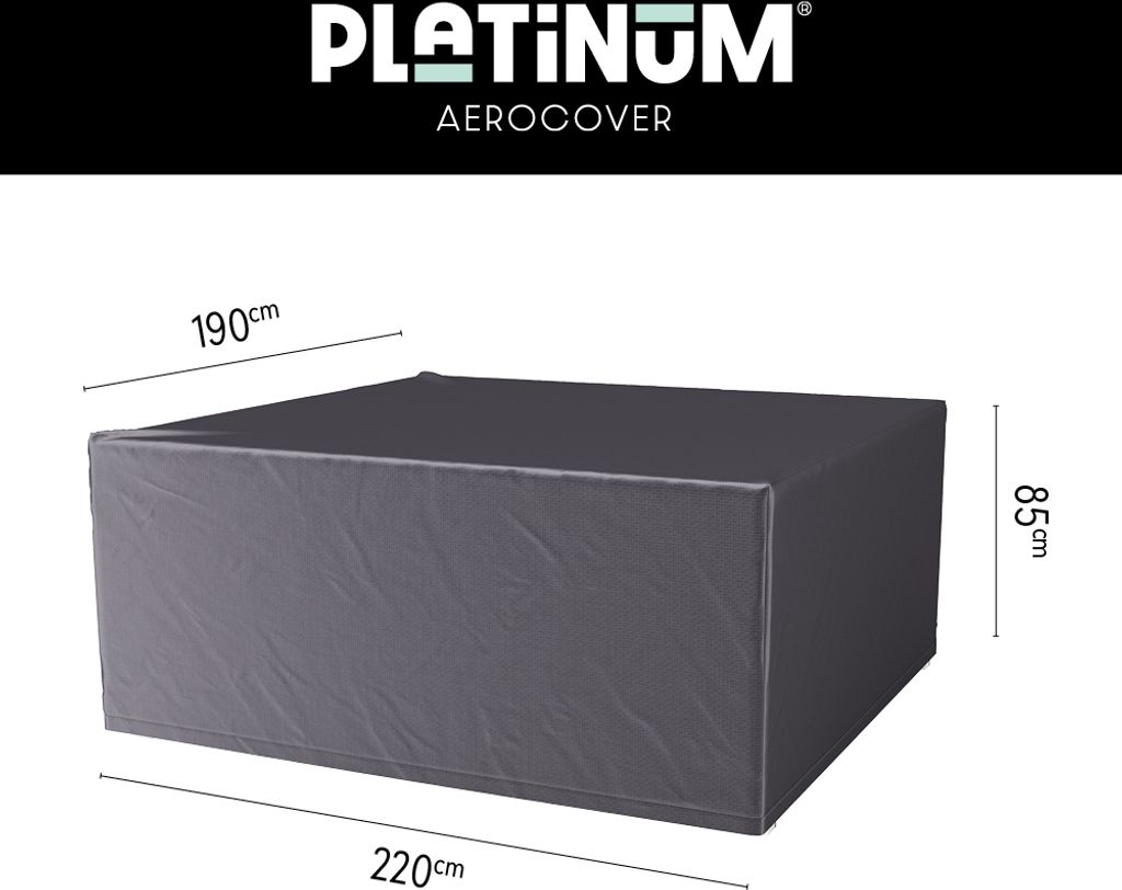 Platinum Aerocover Hülle für Gartenset - 220x190x85 Produktbild 