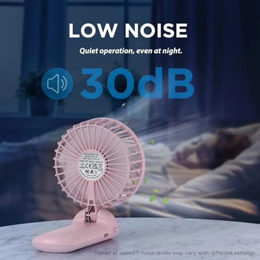 Ventilatore USB Lepwings: Piccolo, Pieghevole e Potente. Fino a 16h! - 6