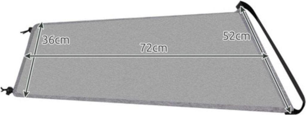 Malatec 23975 Slnečná clona na kočík 50 x 36 x 72 cm, sivá Obrázok produktu 