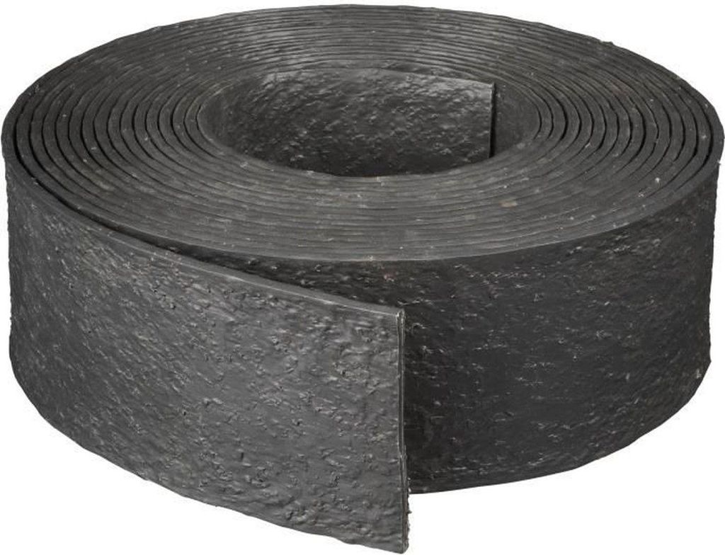 Nature Rasenkante 0,12x12 m 5 mm Schwarz