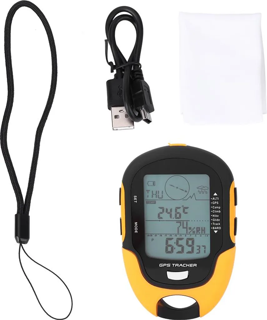 Récepteur navigation altimètre pour camping et escalade en montagne