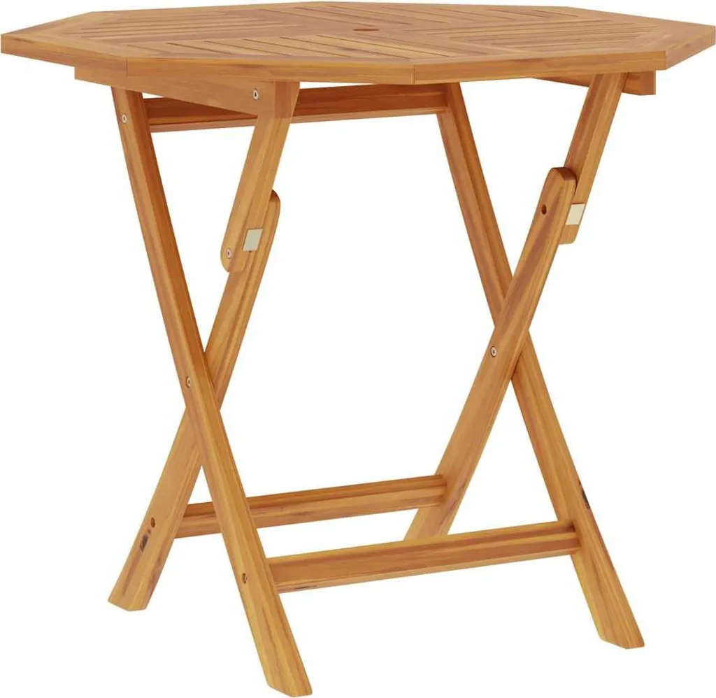 vidaXL Tavolo da giardino pieghevole 85x85x76 cm in legno massiccio di teak