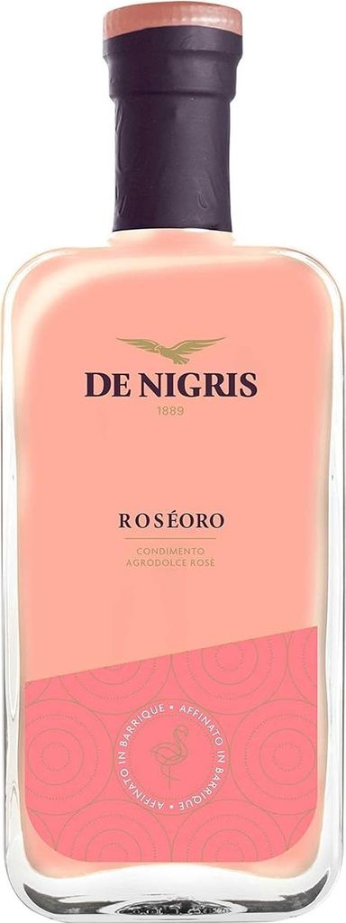 De Nigris Excellence Line - Roseoro süßer Rotweinessig 8,5 Oz 250 ml mit Aceto Balsamico di Modena IGP,Italien,süß-saures Gewürz | Gealtert+Po...