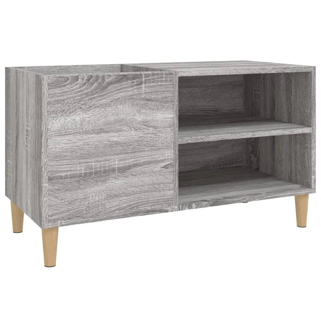 Mobile Porta Dischi Vinile Grigio Sonoma 84,5x38x48 cm - Elegante