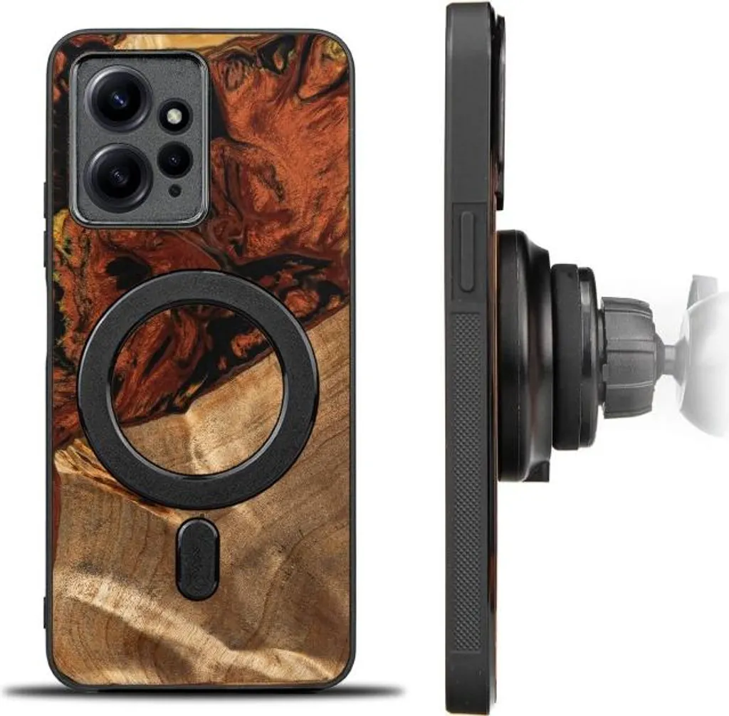 Custodia Bewood Unique - Redmi Note 12 4G - 4 Elementi - Feuer - 2