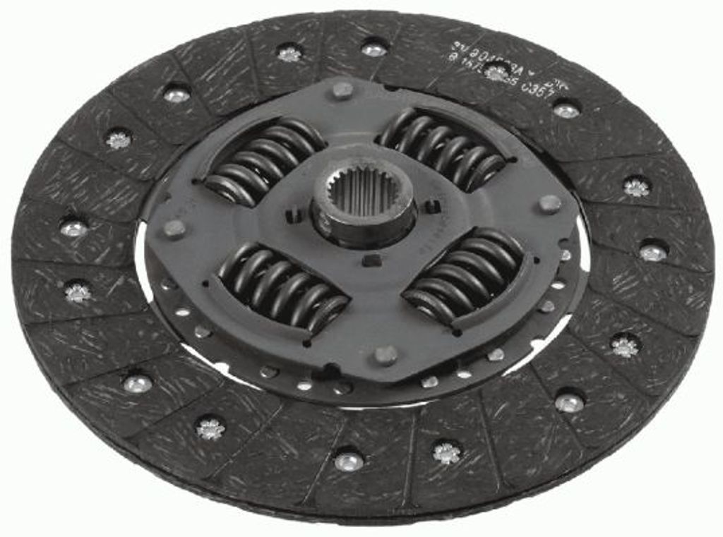 SACHS 1862 625 001 Kupplungsscheibe 240mm für AUDI 100 Limousine (4A2, C4) 23-Zähne