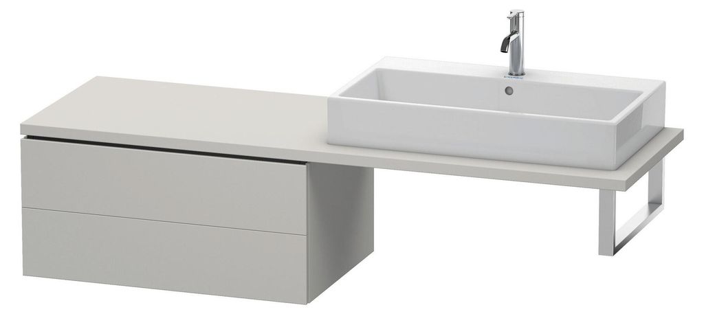 Duravit L-Cube Unterschrank für Konsole, 2 Schubkästen, 820x400x547mm, LC583900707