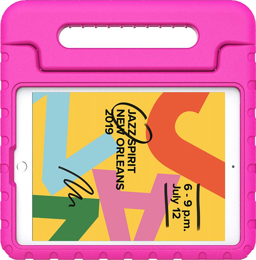 Just-in-Case Just in Case Kidscase Classic Pink Apple iPad 2019/iPad 2020/iPad 2021