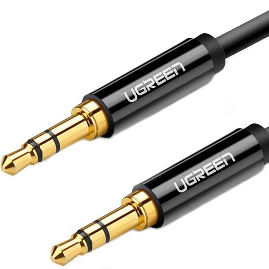 Ugreen Audio AUX Kabel, 3,5 mm Klinkenstecker, 1m, Schwarz Produktbild 