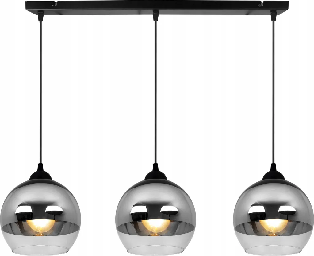 Suspension LED en Verre pour Îlot de Cuisine ou Table de Salle à Manger