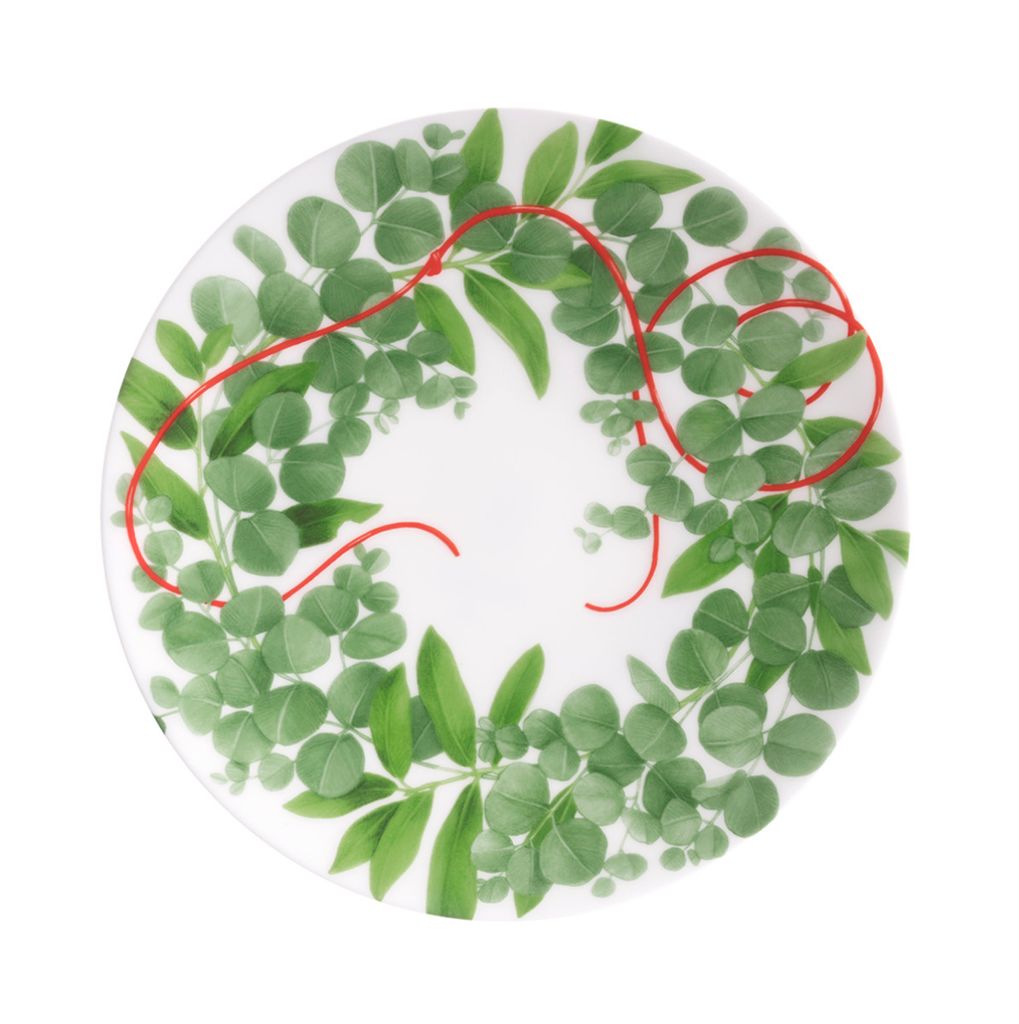 Taitù - Fil Rouge Foglie Teller flach 23 cm