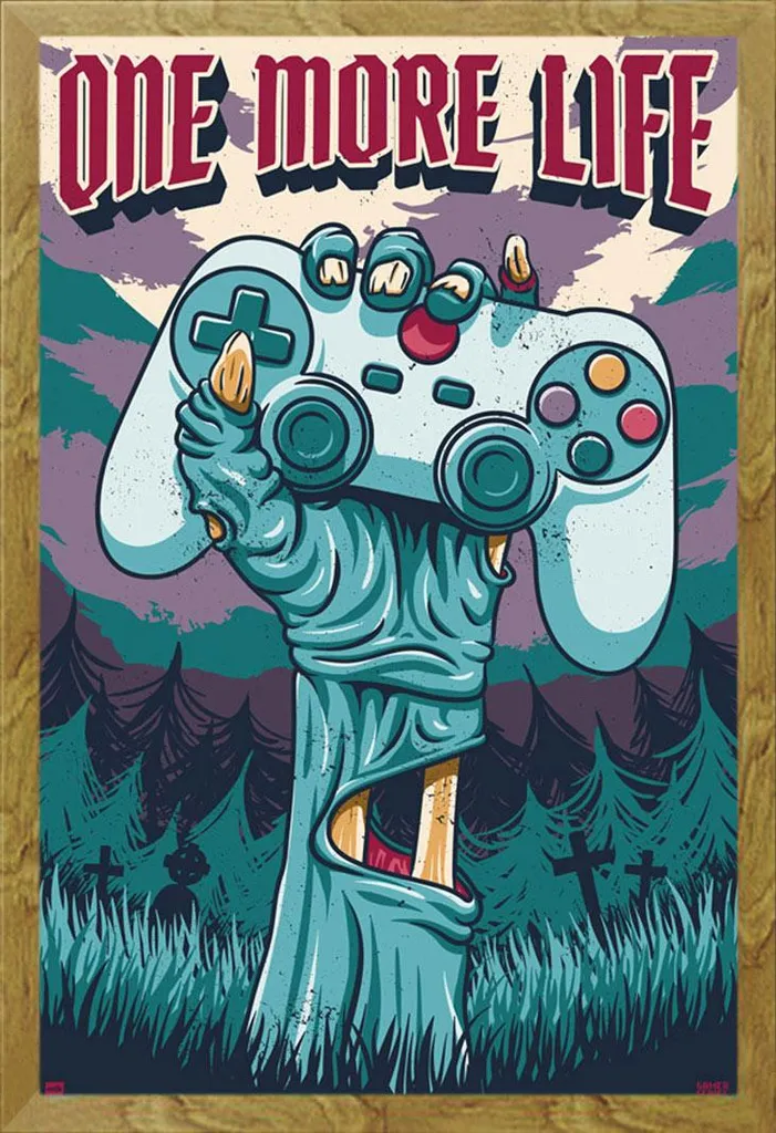 Quadro Nintendo One More Life - Cornice Shinsuke Rovere e Acrilico