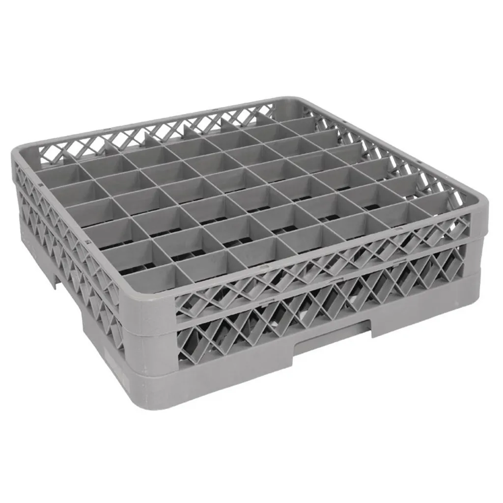 Panier à verres Vogue à 49 compartiments pour lave-vaisselle pro - 12