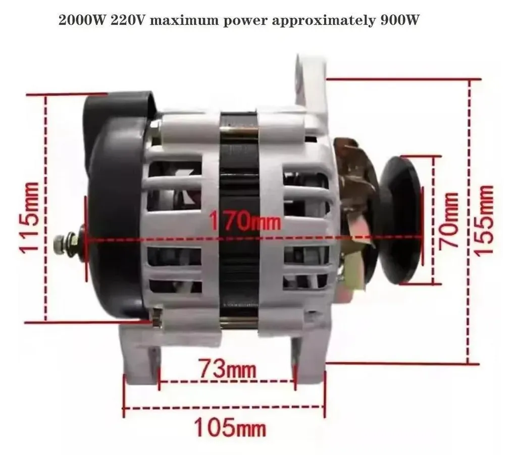 Générateur 2000W Design Brushless 220V - Performance et Haute Fiabilité