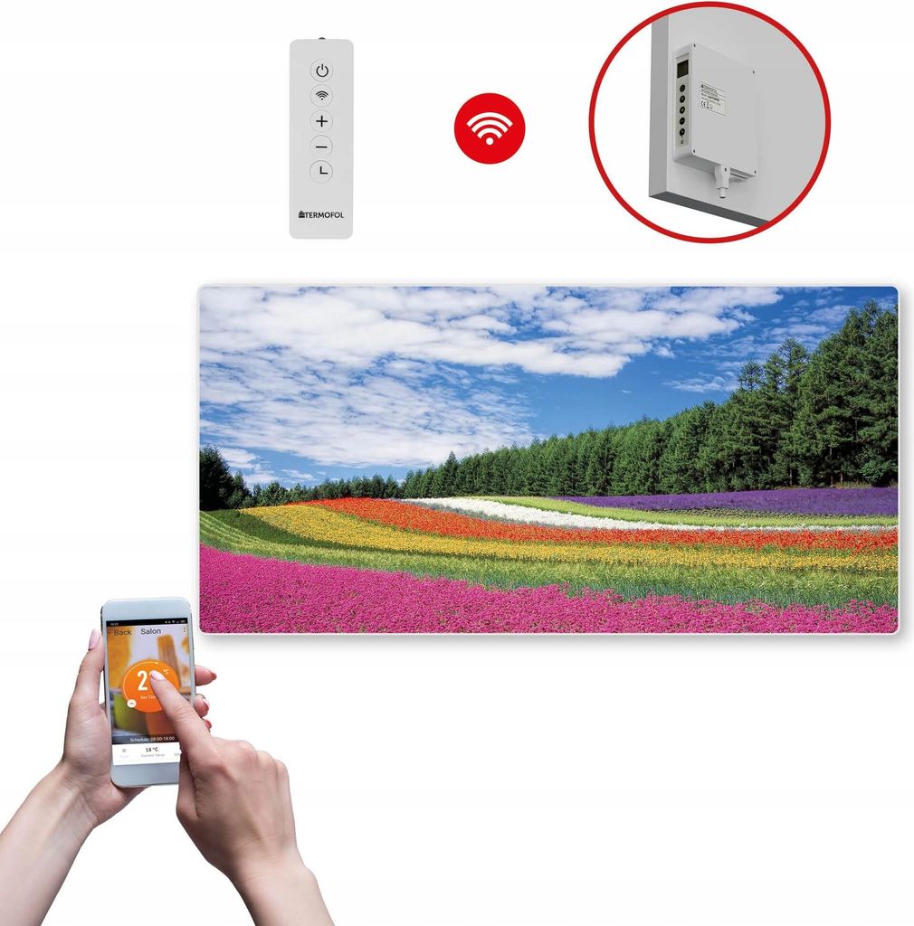 Termofol TF-SWT Infrarot Wandheizung - Wandheizung Elektrisch - Feld2 - 700W - 60x120 cm