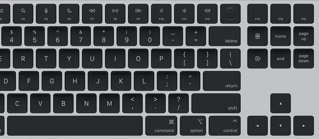 Apple Magic Keyboard Noir QWERTY US Bluetooth et USB pour Mac et iPad