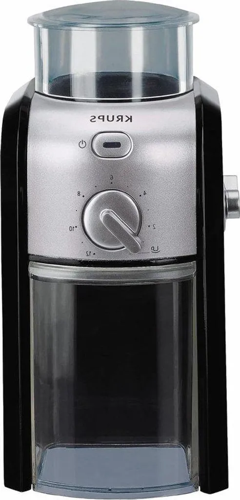 Moulin à café noir réglable 227g : mouture précise et dosage facile