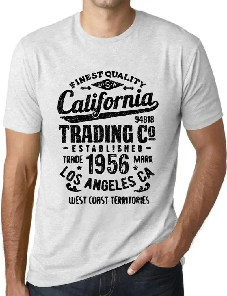 Herren Grafik T-Shirt Handel in Kalifornien seit 1956 – California Trading Since 1956 – Geschenk 68. Geburtstag Jahrestag 68 Jahre Jubiläum 68...