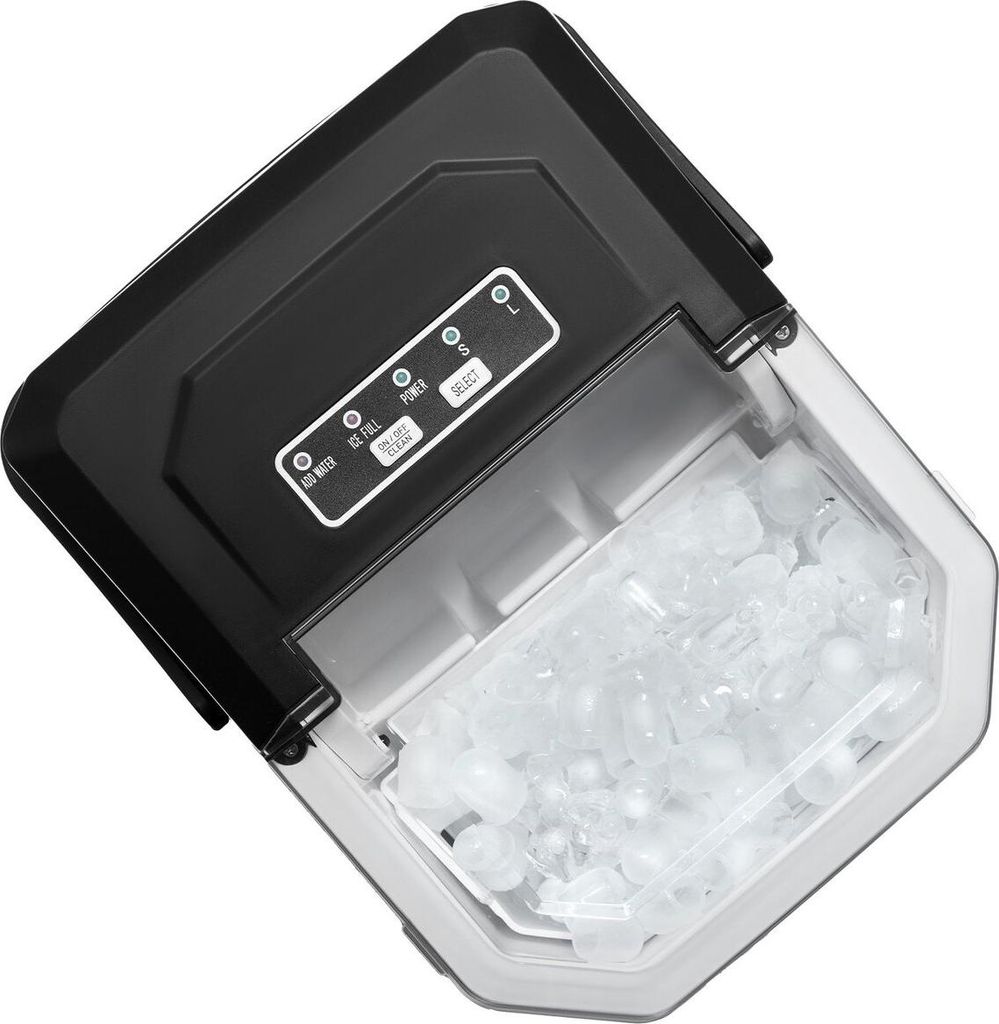 Portable Countertop Ice Maker 26Lbs/24H Self-Cleaning with Scoop Basket