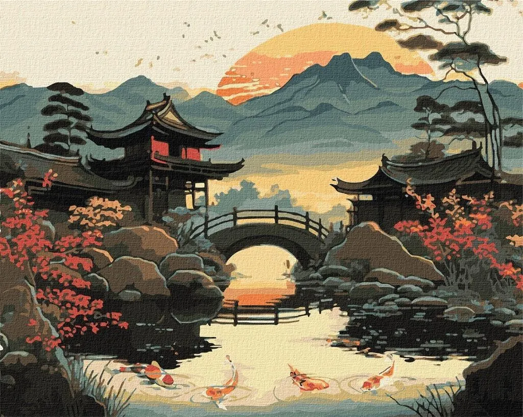 Peinture par numéros Beautiful East 40x50cm - Kit complet de loisir créatif