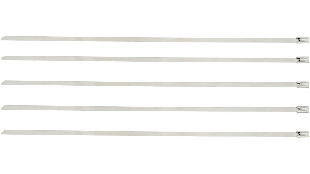 Silent Sport Kabelbinder Edelstahl Kabelbinder 300mm 5St.