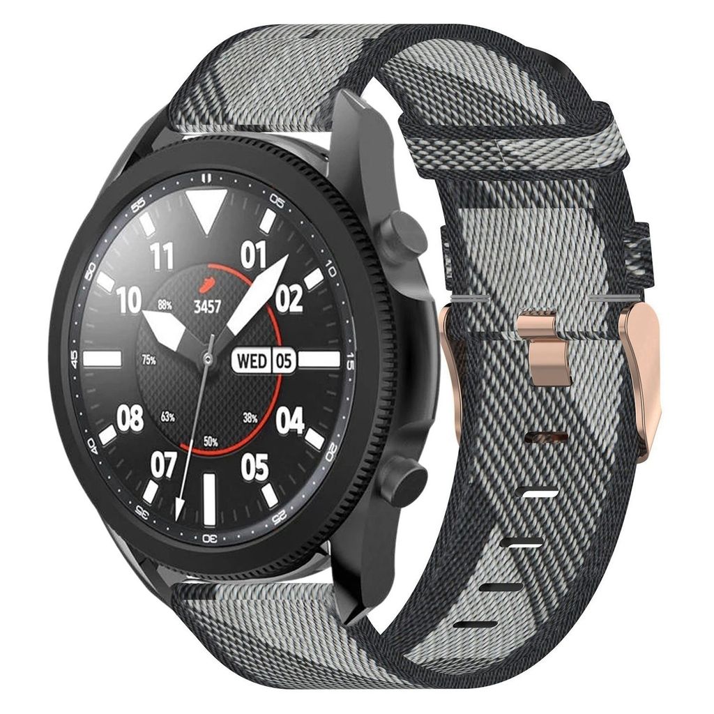 Für Samsung Galaxy Watch FE 6 5 4 Normal Pro Classic alle Größen Gewebtes Nylon Band