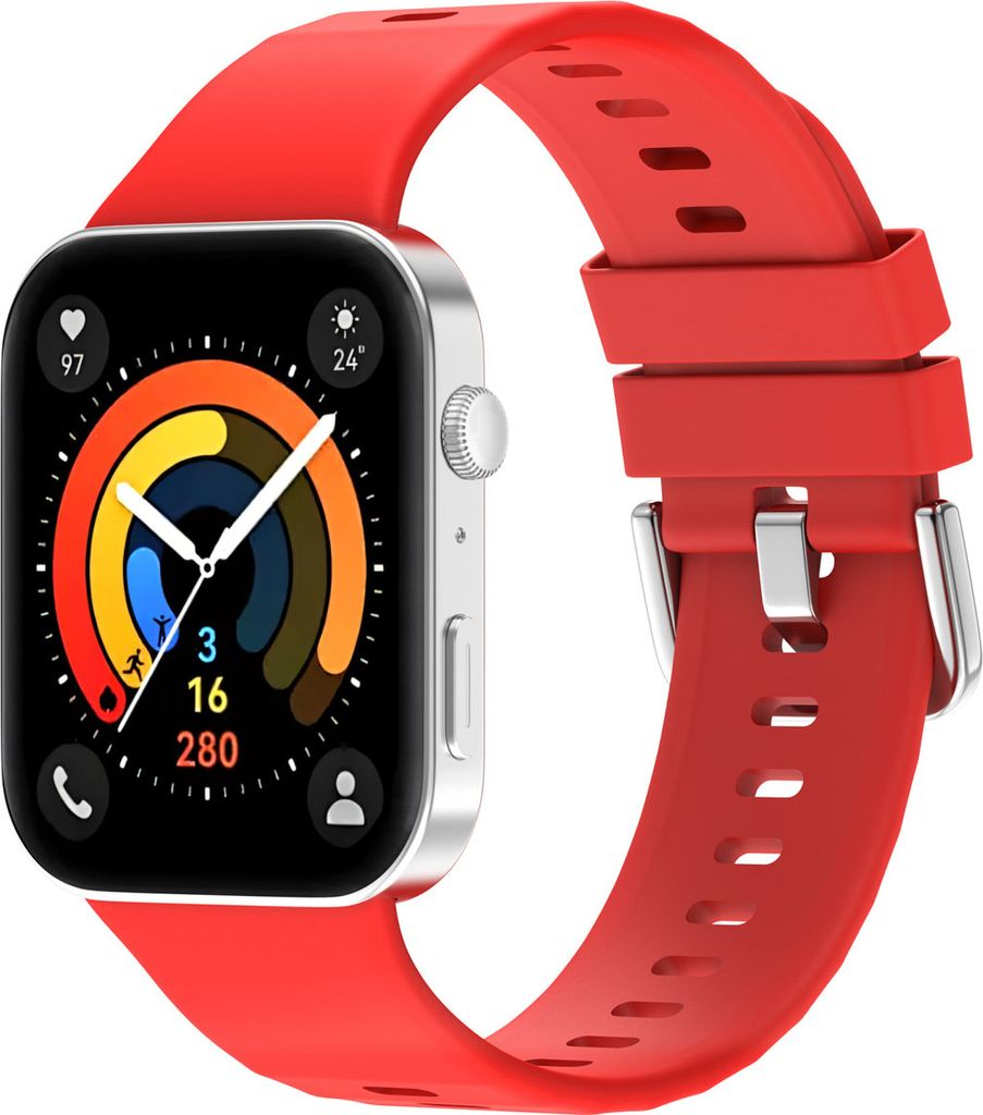 imoshion Silikonband für das Huawei Watch Fit 3 - Rot Produktbild 
