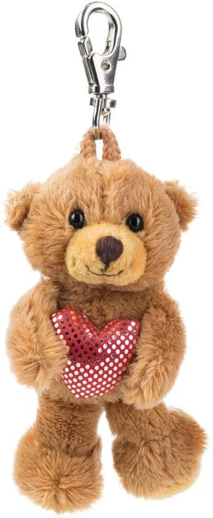 Peluche crochet à lancer Teddy marron 8-12 cm pour jeux de précision