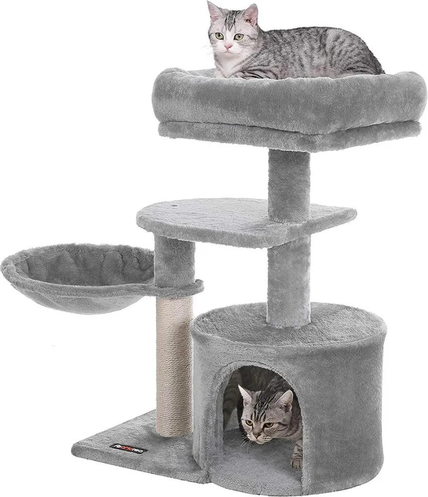 Petit arbre à chat anti-stress pour protéger vos meubles et canapés des griffes