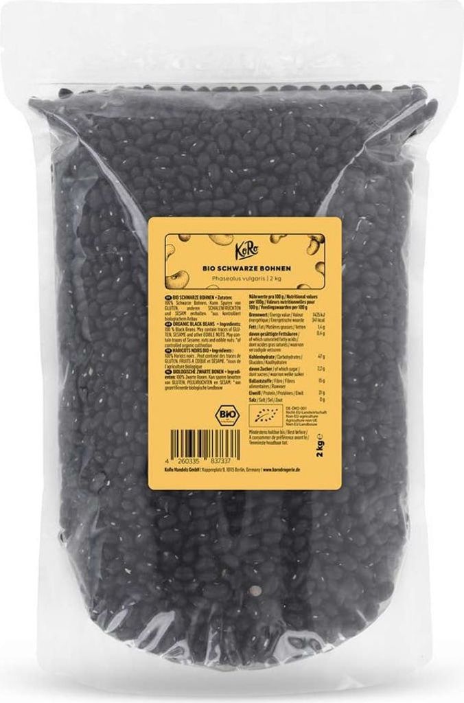 KoRo I Schwarze Bohnen 2 kg