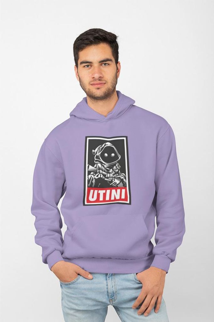 D&B Uni Hoodie MO00085 Utini Lavendel-Größe 2XL