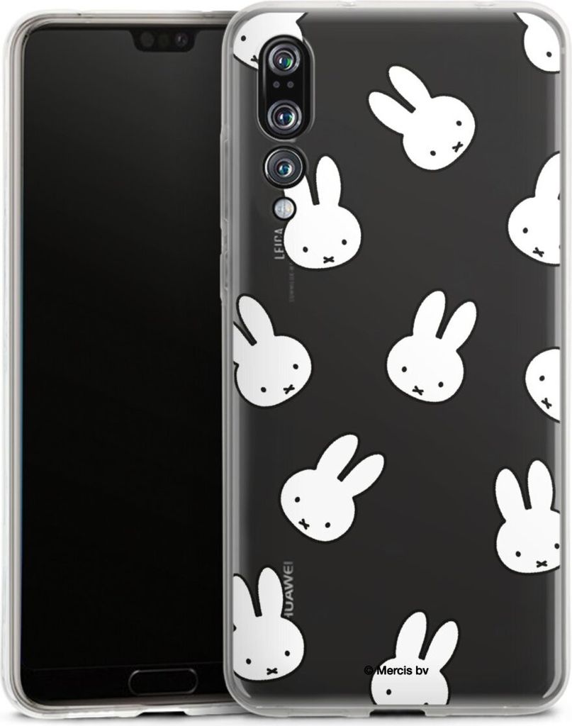 DeinDesign Handyhülle für Huawei P20 Pro Silikon Hülle Case Smartphone Schutzhülle Muster transparent Miffy