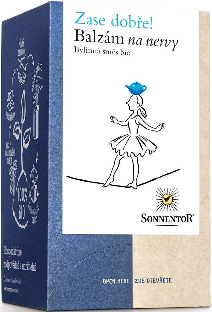 BERUHIGENDER KRAUTTEE (CALM YOUR NERVES) (18 x 1,5 g) 27 g – SONNENTOR