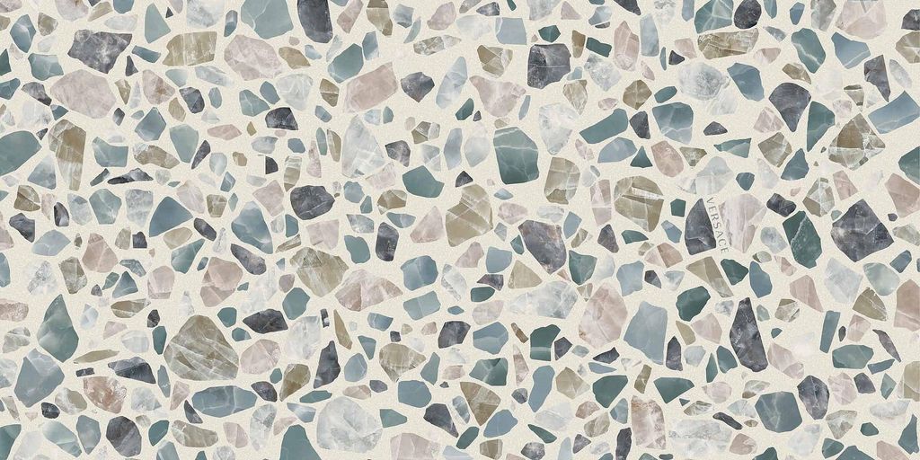 CASA39 Fliesen Steinoptik Weiss 60x120 cm Versace Gemstone Produktbild 
