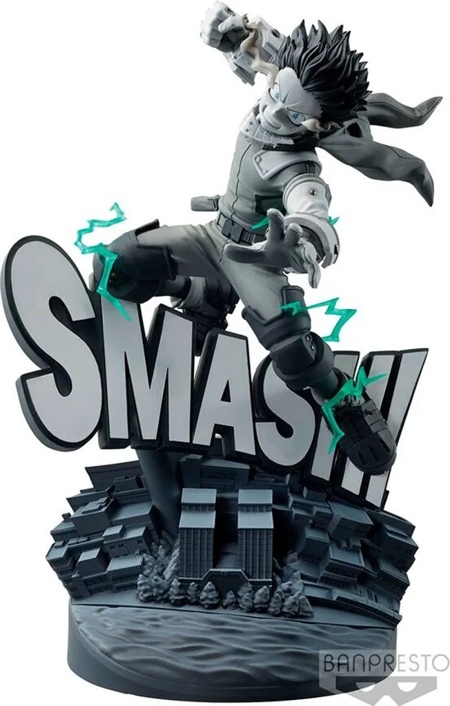 Figurine Midoriya Noir et Blanc Durable - Qualité Dioramatic My Hero Academia