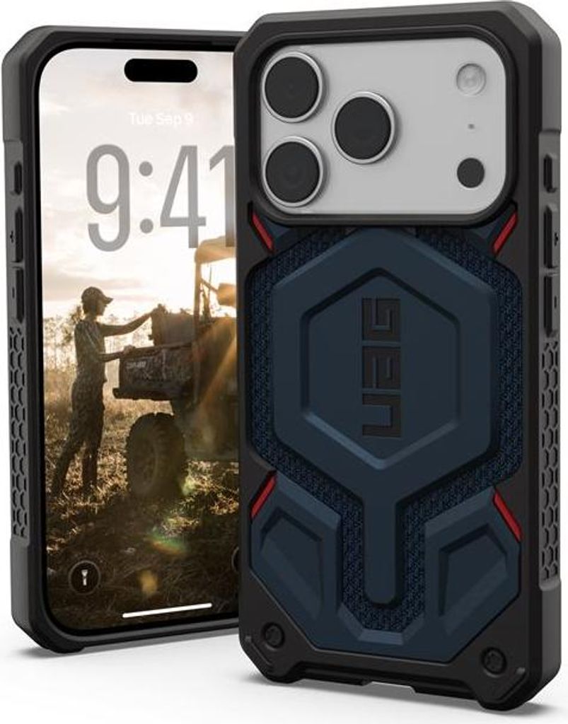 Uag Monarch Pro Magsafe Tasche für Iphone 17 Pro - Marineblau