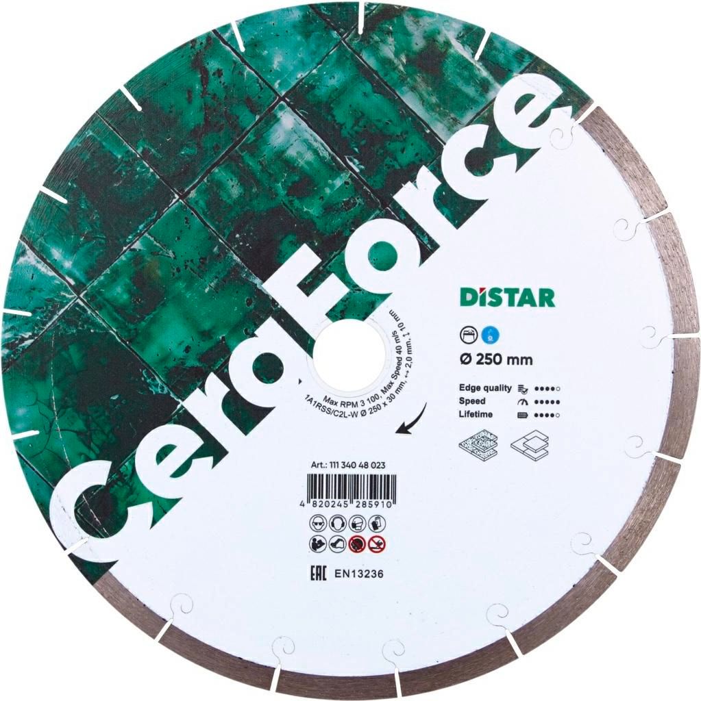 Distar tarcza diamentowa ceraforce 250 x 2,0 x 30mm
