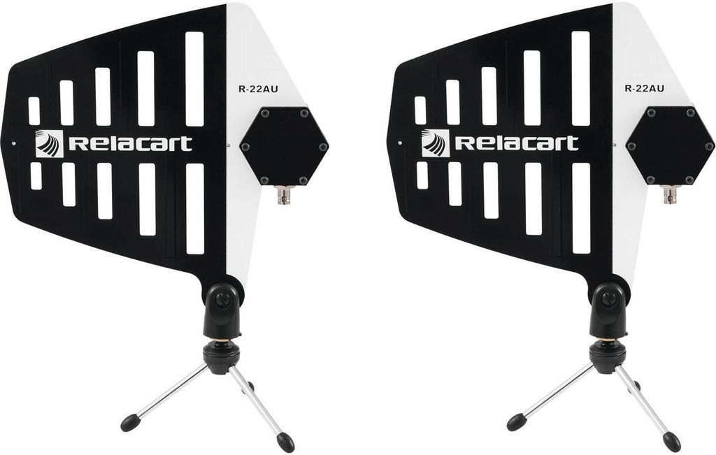 RELACART R-22AU Breitband-Richtantenne aktiv 2x Produktbild 