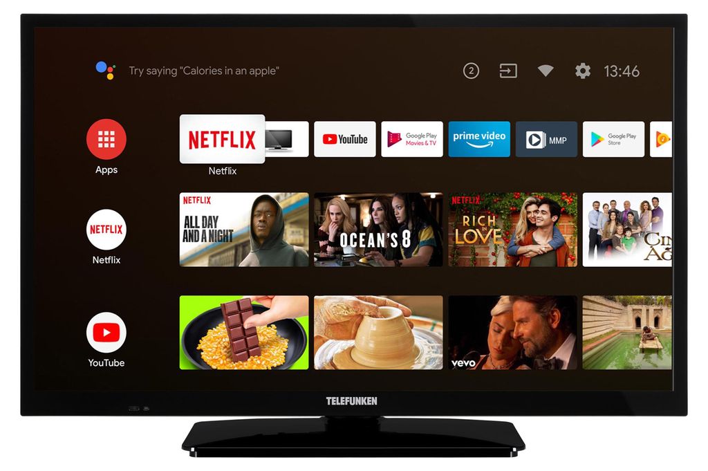 Telefunken XH24AN550MV Fernseher 24 Zoll Android Smart TV Produktbild 