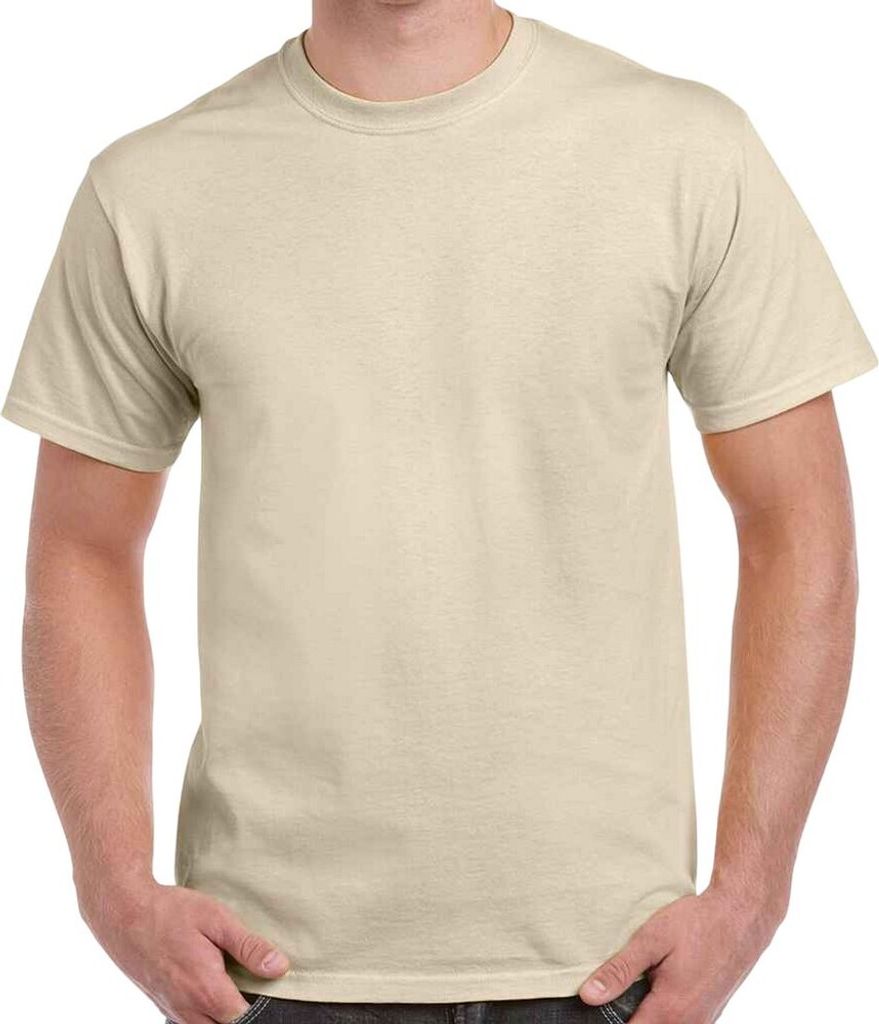Gildan - T-Shirt Schwer für Herren/Damen Uni RW7434 (5XL) (Sand)