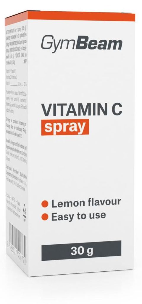 GymBeam - Vitamin-C-Spray, 30 g, Zitrone